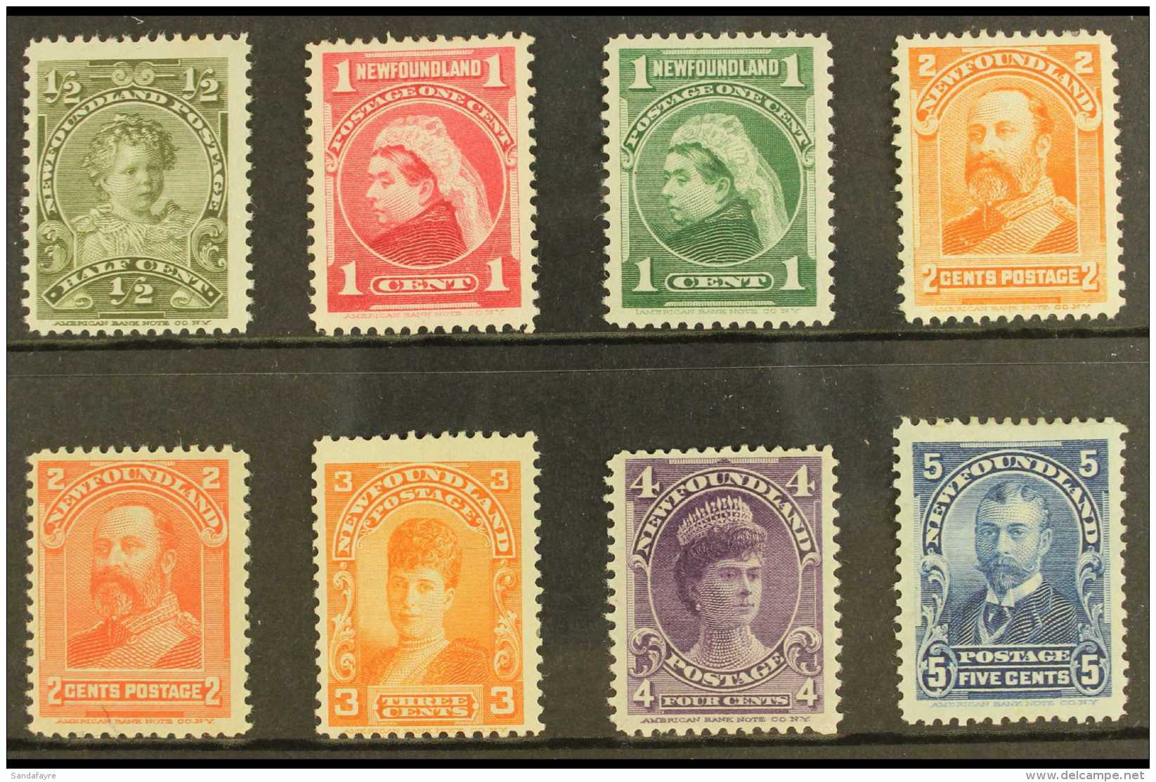 1897 Royalty Complete Set, SG83/90, Fine Mint (9 Stamps) For More Images, Please Visit... - Andere & Zonder Classificatie