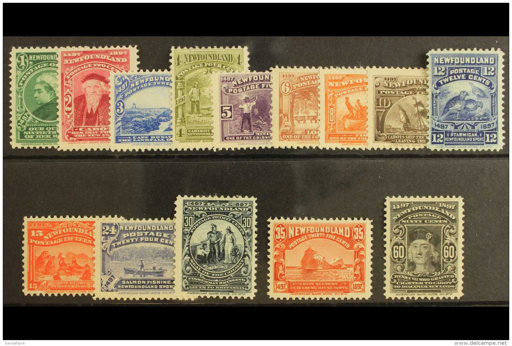 1897 400th Anniv Set Complete, SG 66/79, Very Fine And Fresh Mint. Above Average Centering. (14 Stamps) For More... - Sonstige & Ohne Zuordnung