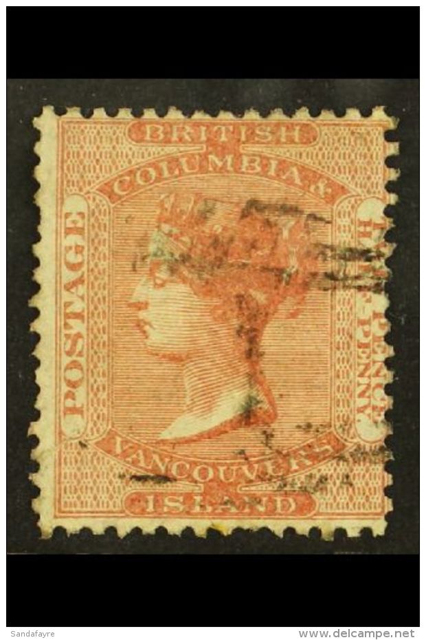 1860 2&frac12;d Deep Reddish Rose, SG 2, Used Light "1" In Oval Cancellation, Couple Of Short Perfs. For More... - Sonstige & Ohne Zuordnung