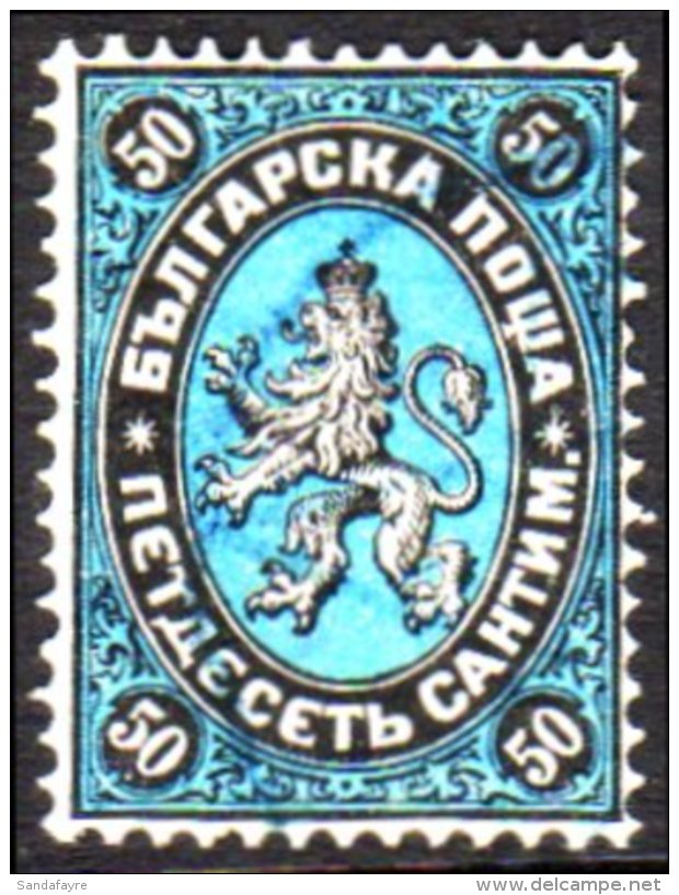 1879 50c Black And Blue "Lion", Mi 4, Very Fine Used, Expertised A Brun. For More Images, Please Visit... - Autres & Non Classés