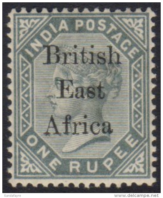 1895-96 1r Slate Of India Ovptd, SG 59, Very Fine And Fresh Mint.  For More Images, Please Visit... - Brits Oost-Afrika