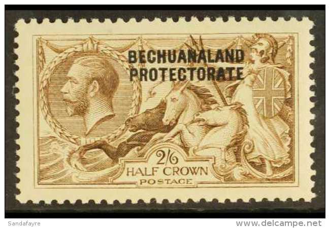 1913-24 2s6d Chocolate-brown, B.W. Printing, SG 88, Very Fine Mint. For More Images, Please Visit... - Autres & Non Classés