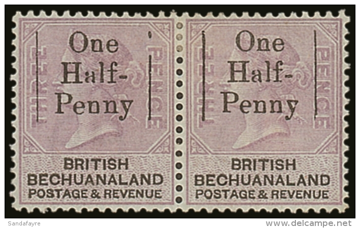 1888 &frac12;d On 3d Pale Reddish Lilac And Black, SG 29, Superb Mint Pair. For More Images, Please Visit... - Andere & Zonder Classificatie