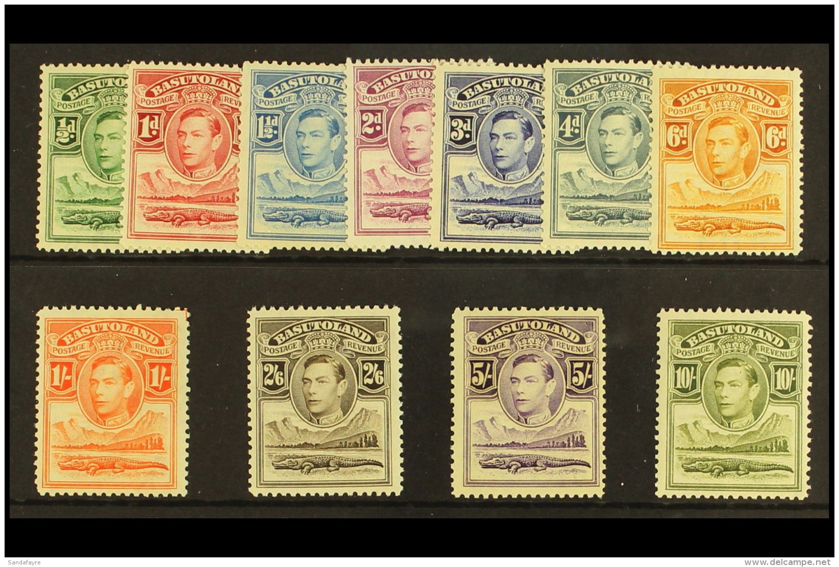 1938 Complete Definitive Set, SG 18/28, Never Hinged Mint. (11 Stamps) For More Images, Please Visit... - Sonstige & Ohne Zuordnung