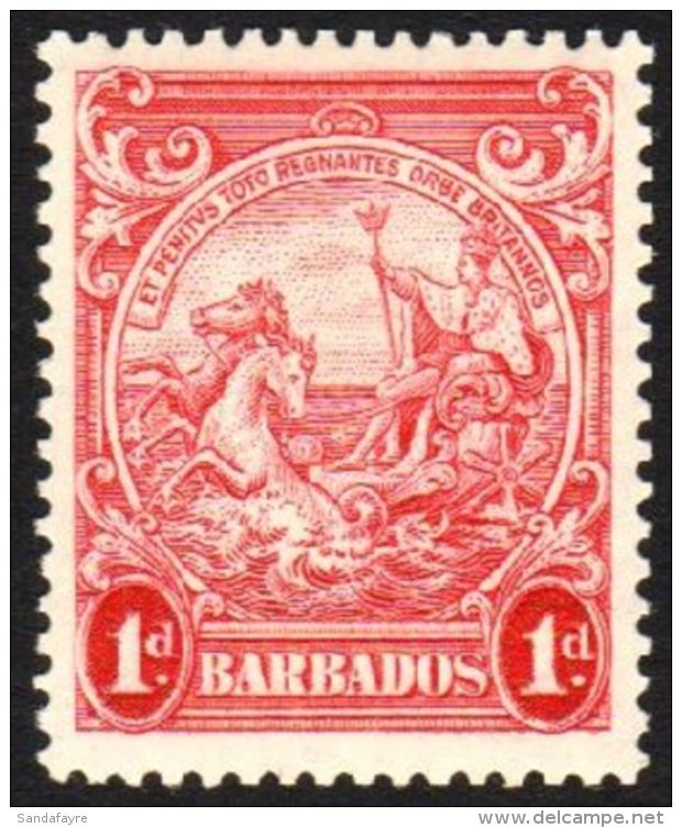 1939 1d Scarlet Badge Of The Colony, Perf 13&frac12; X 13, SG 249, Very Fine And Fresh Mint. For More Images,... - Barbados (...-1966)