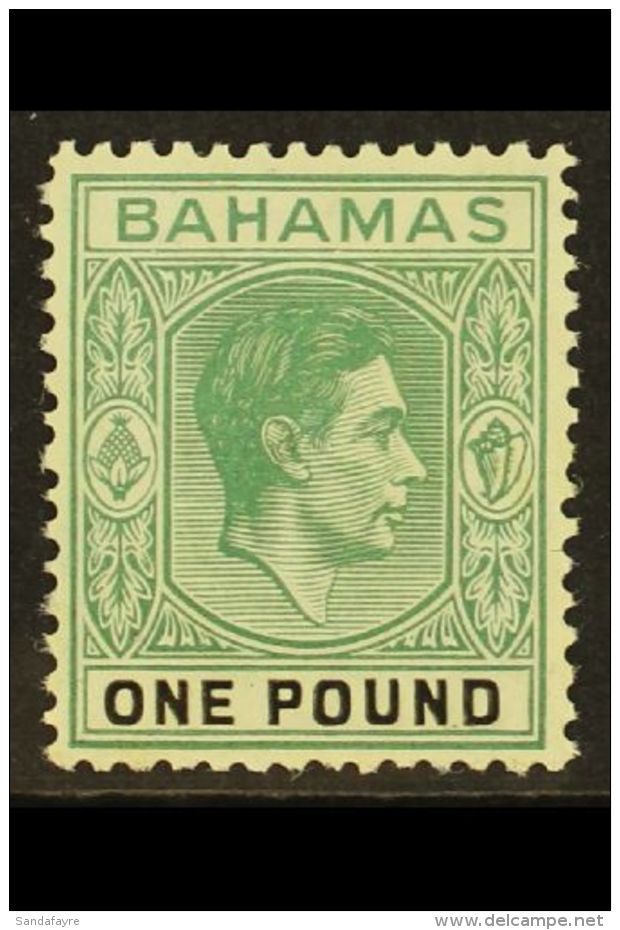 1938 &pound;1 Deep Grey Green And Black On Thick Paper, SG 157, Very Fine And Fresh Mint. For More Images, Please... - Sonstige & Ohne Zuordnung