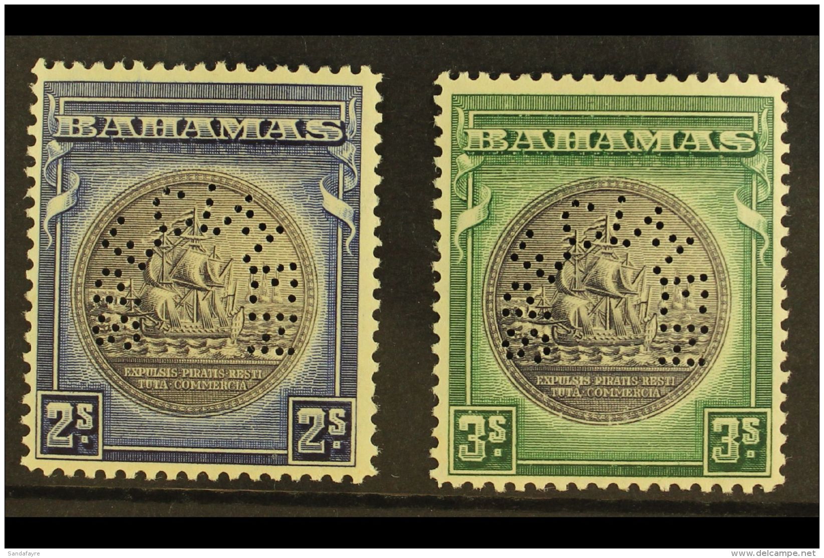 1931 Seal Set Complete, Perforated "Specimen", SG 131s/132s, Very Fine Mint. (2 Stamps) For More Images, Please... - Andere & Zonder Classificatie