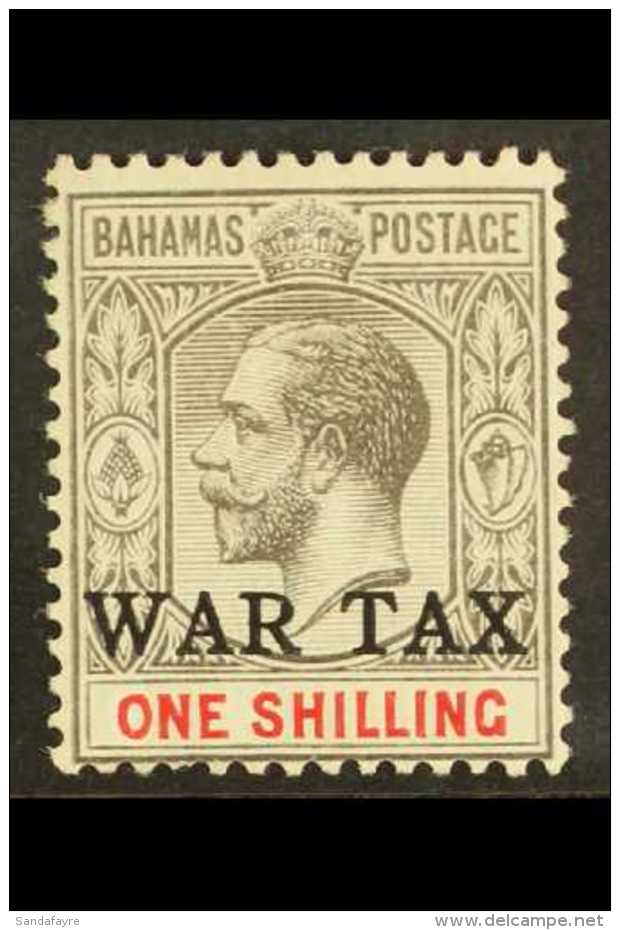 1918 1s Grey- Black And Carmine WAR TAX, SG 95, Very Fine Mint. For More Images, Please Visit... - Andere & Zonder Classificatie