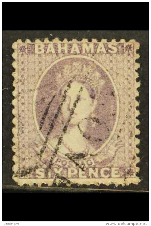 1862 6d Lilac No Wmk, Perf 13, SG 19a, Fine Used, Good Colour &amp; Very Well- Centered For This. Scarce. For More... - Autres & Non Classés