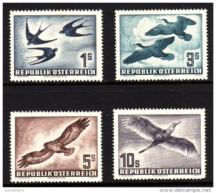 1953 BIRDS Complete Set Mi 984/987, Never Hinged Mint. Fresh. (4 Stamps) For More Images, Please Visit... - Sonstige & Ohne Zuordnung