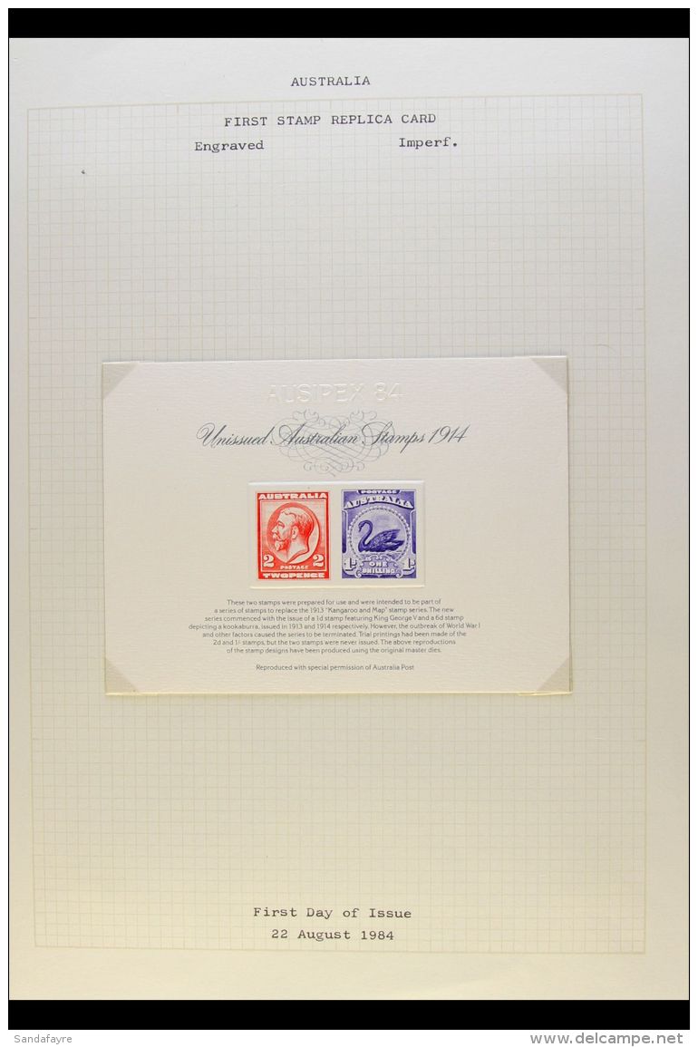 STAMP REPLICA CARDS 1984-1993 Very Fine All Different Collection, Largely Complete For The Period. (26 Items) For... - Sonstige & Ohne Zuordnung