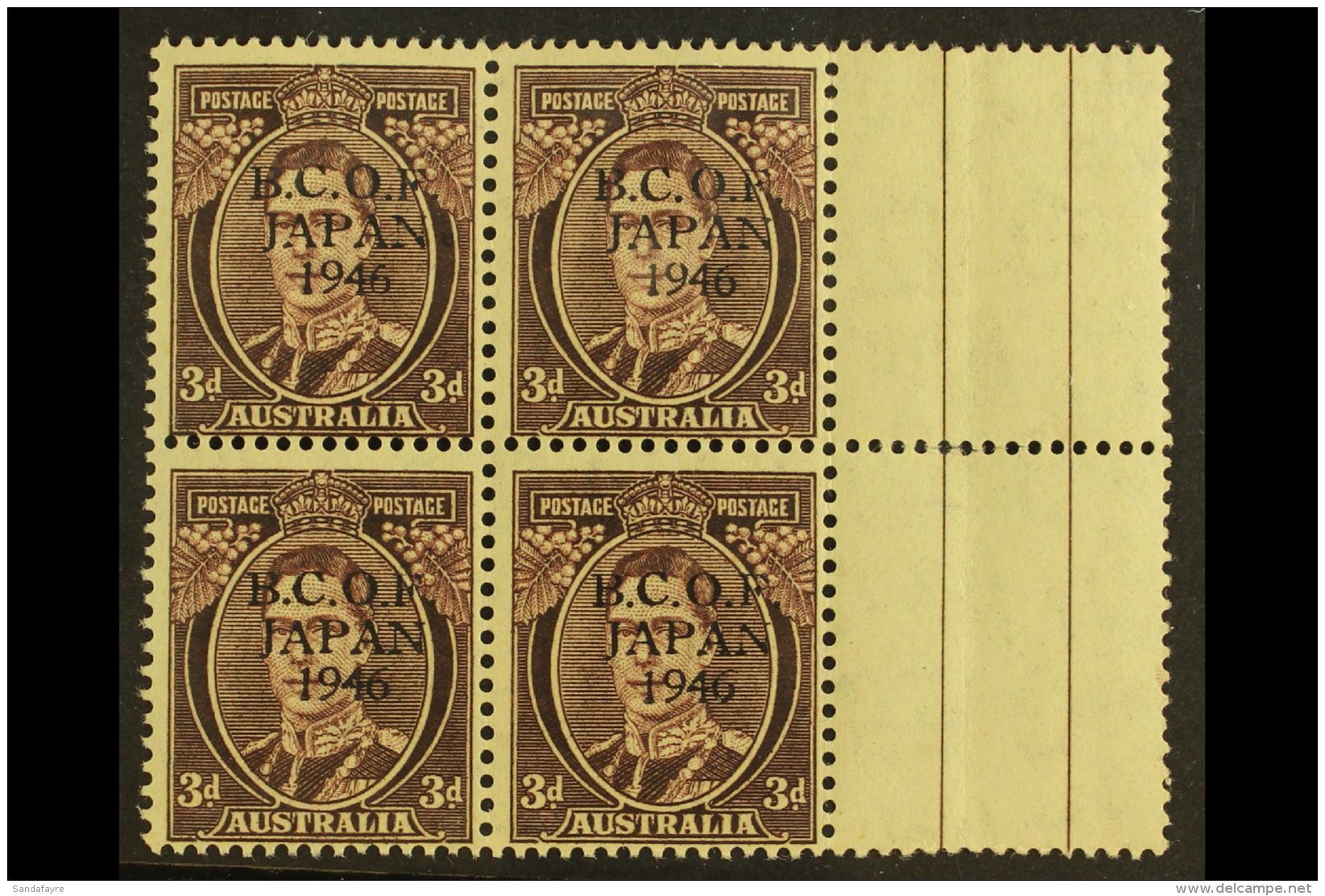 BRITISH COMMONWEALTH OCCUPATION FORCE (JAPAN) 1946-47 3d Purple-brown With T2 Overprint In Black (see Footnote In... - Altri & Non Classificati
