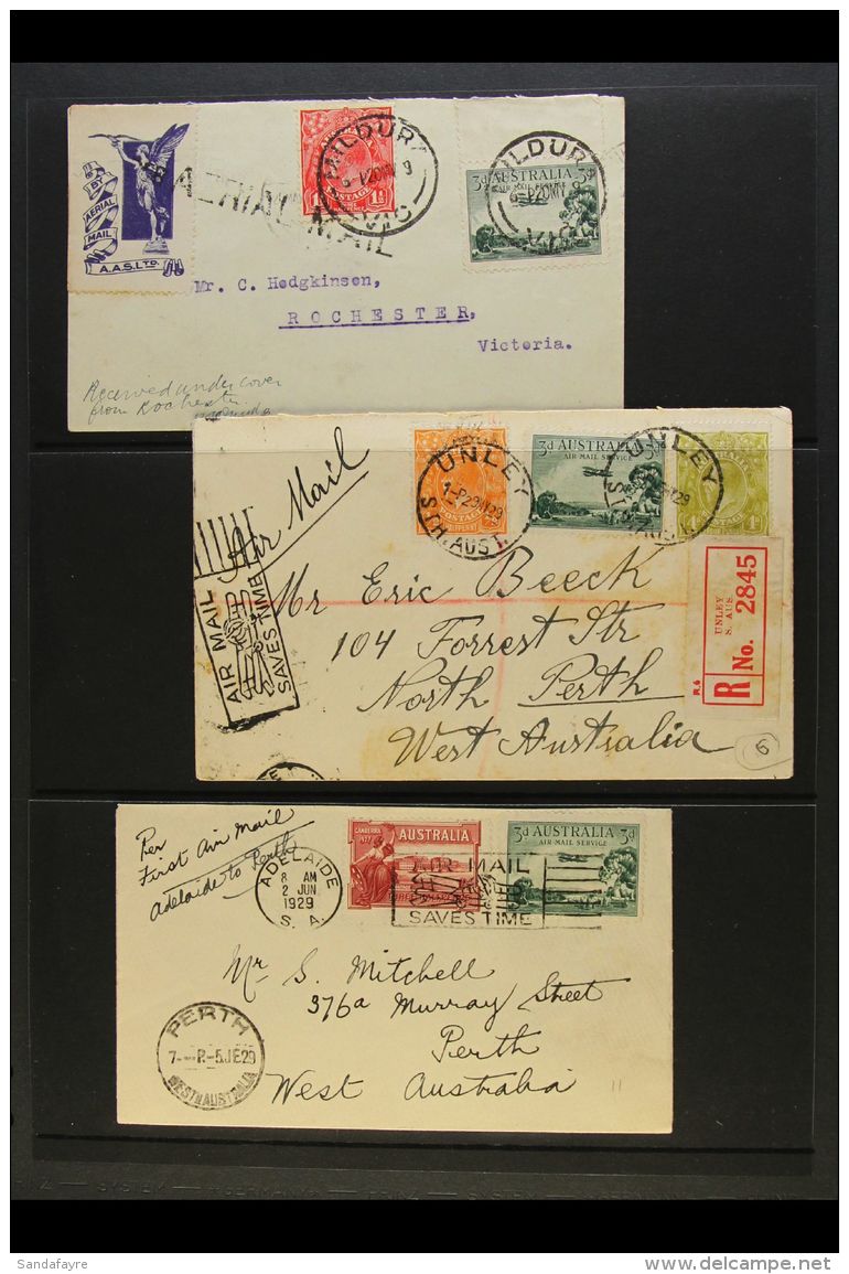 1919-47 COVERS AND CARDS COLLECTION An Interesting Assembly Which Includes 1919 And 1922 Ppc's Of Melbourne... - Sonstige & Ohne Zuordnung