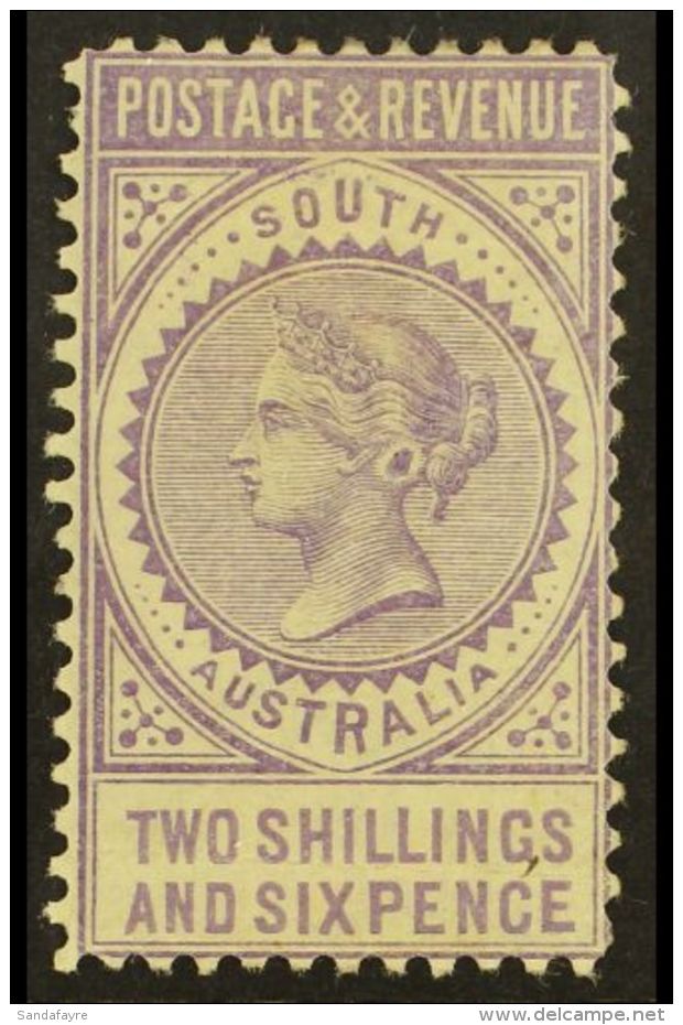 SOUTH AUSTRALIA 1886-96 2s6d Mauve, Shows Interesting Printing Flaw At Back Of Head, SG 195, Very Fine Mint. For... - Sonstige & Ohne Zuordnung