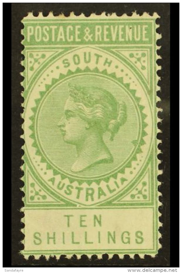 SOUTH AUSTRALIA 1886-96 10s Green Perf 11&frac12;-12&frac12;, SG 197a, Fine Mint. For More Images, Please Visit... - Andere & Zonder Classificatie