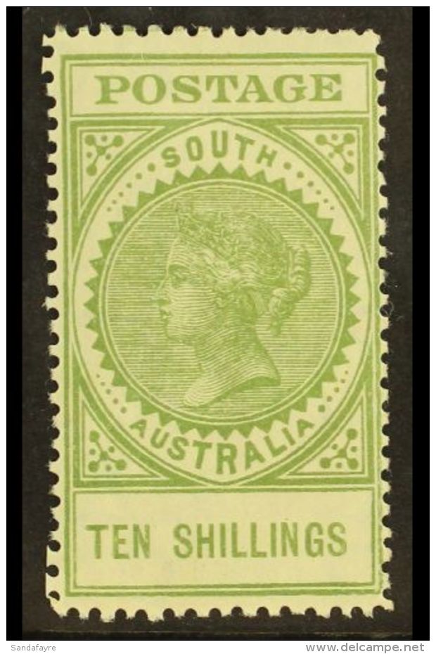 SOUTH AUSTRALIA 1904-11 10s Green, SG 291, Very Fine Mint. For More Images, Please Visit... - Sonstige & Ohne Zuordnung