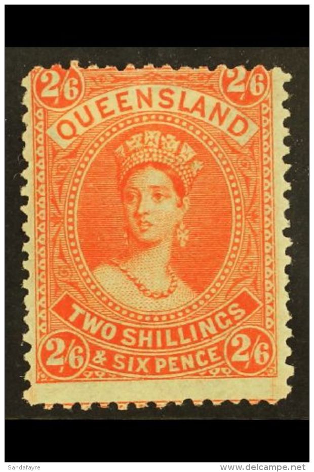 QUEENSLAND 1882-95 2s6d Vermilion, Perf 12, Watermark W5, SG 153, Mint With Lovely Fresh Colour. For More Images,... - Otros & Sin Clasificación