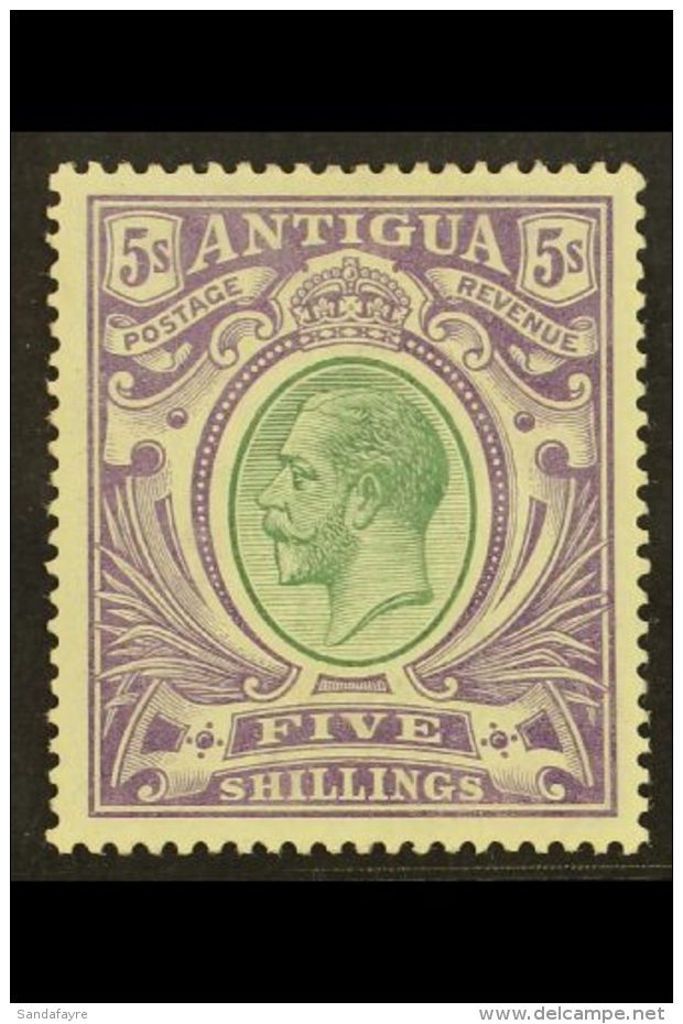 1913 5s Grey Green And Violet, Geo V, SG 51, Very Fine And Fresh Mint. For More Images, Please Visit... - Sonstige & Ohne Zuordnung