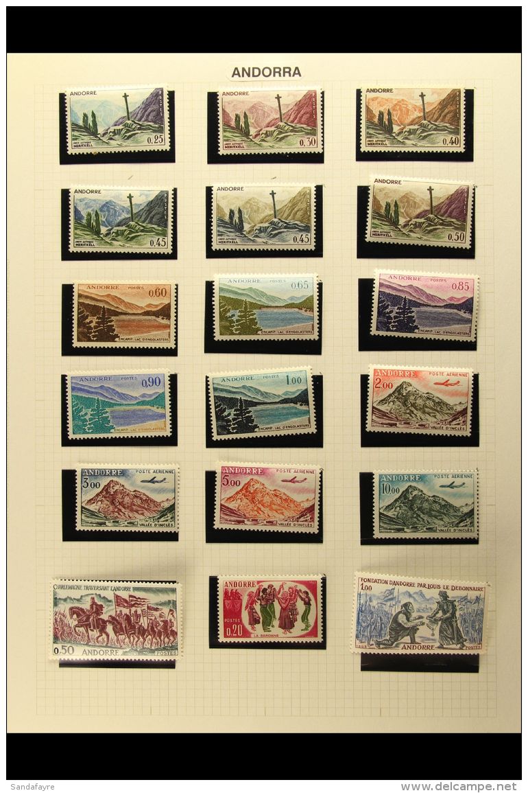 FRENCH - 1961-1976 NEVER HINGED MINT All Different Collection. Note 1961-71 (postage) 25c To 1f Pictorials Set,... - Sonstige & Ohne Zuordnung