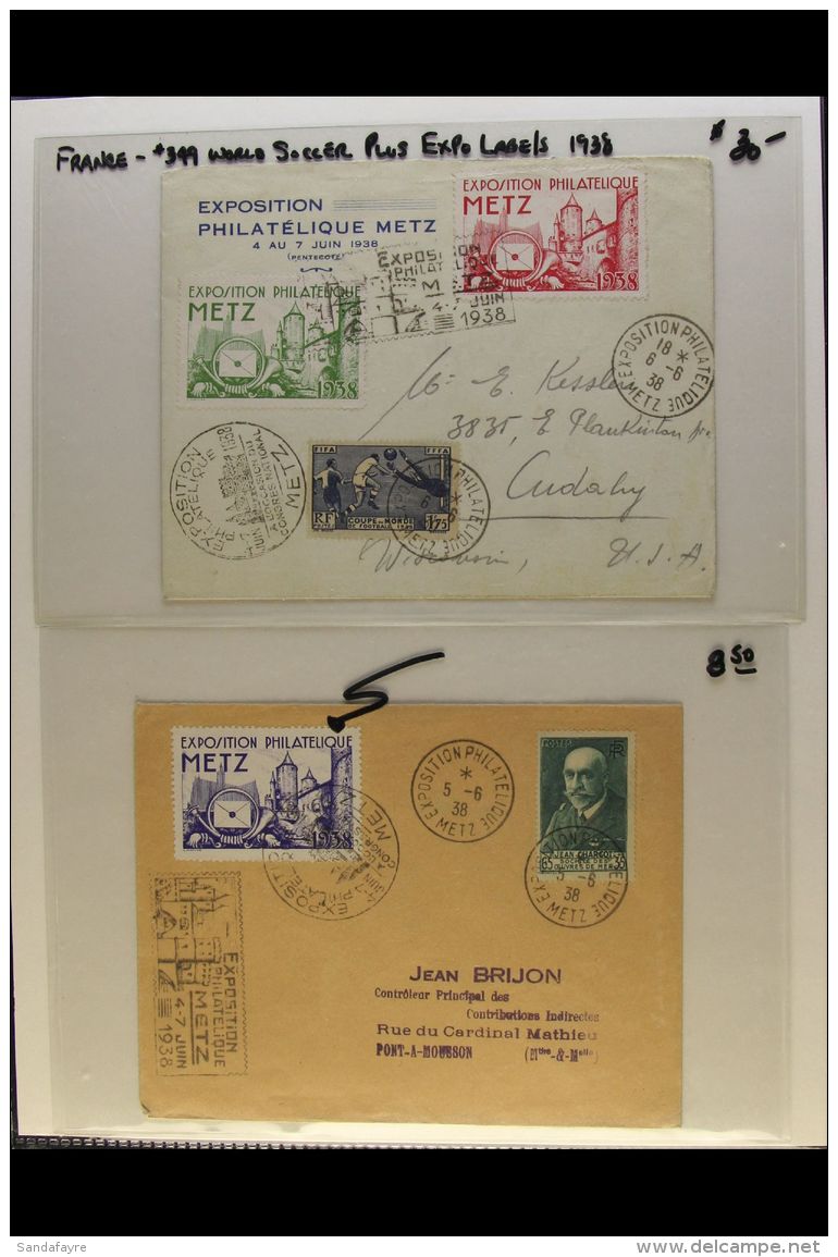 PHILATELIC EXHIBITIONS/CONGRESSES 1909-1955 Collection Of Covers And Cards Including 1909 Karlsbad, 1911 Vienna,... - Zonder Classificatie