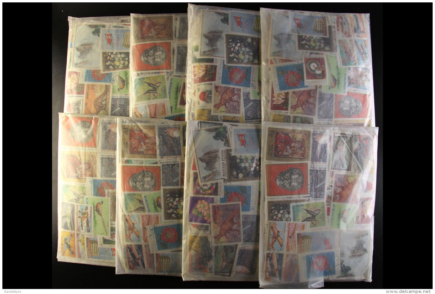 STAMP PACKETS 1960-1980s Pictorial, Commemorative &amp; Topical Issues, Sorted Into Packets Of 1000 Stamps. Each... - Other & Unclassified