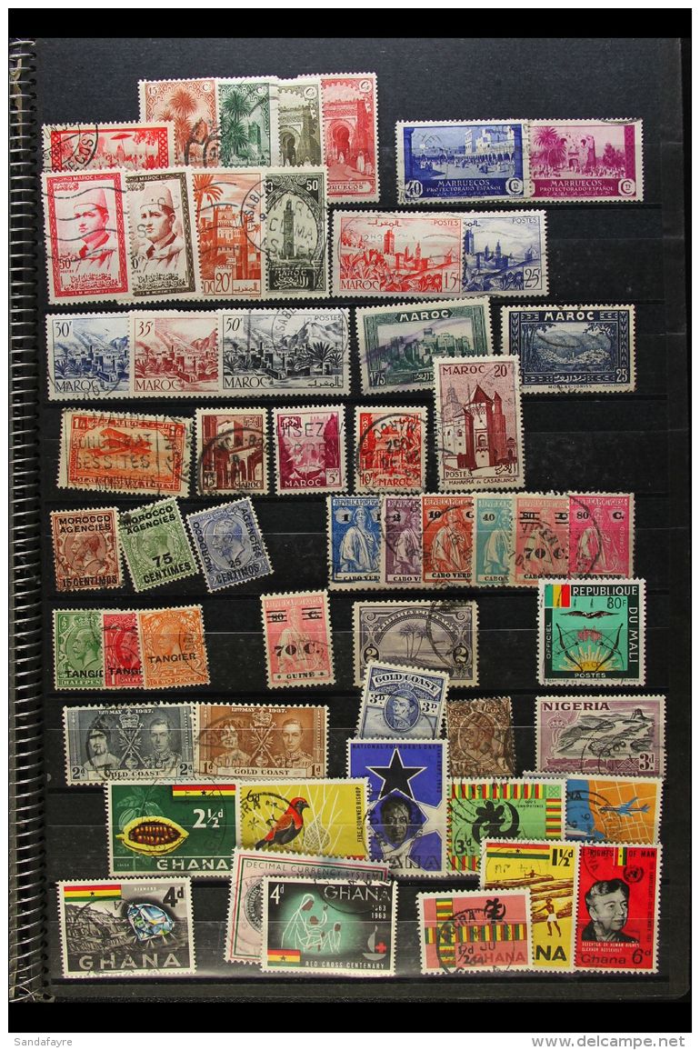 AFRICA 20th Century Mint &amp; Used Stamps With Light Duplication On Various Stock Pages, Inc French Colonies,... - Sonstige & Ohne Zuordnung