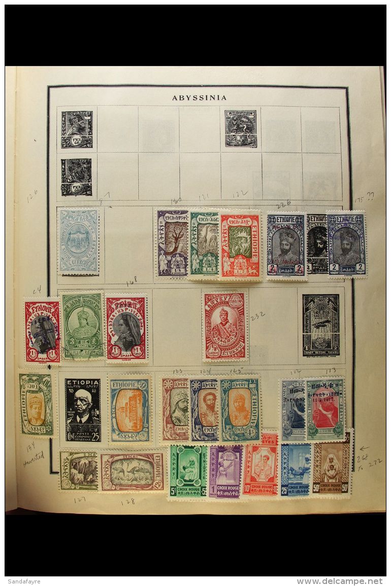 WORLD COLLECTION Late 19th Century To 1930's Mint &amp; Used Mostly All Different Stamps In An Album, Inc European... - Andere & Zonder Classificatie