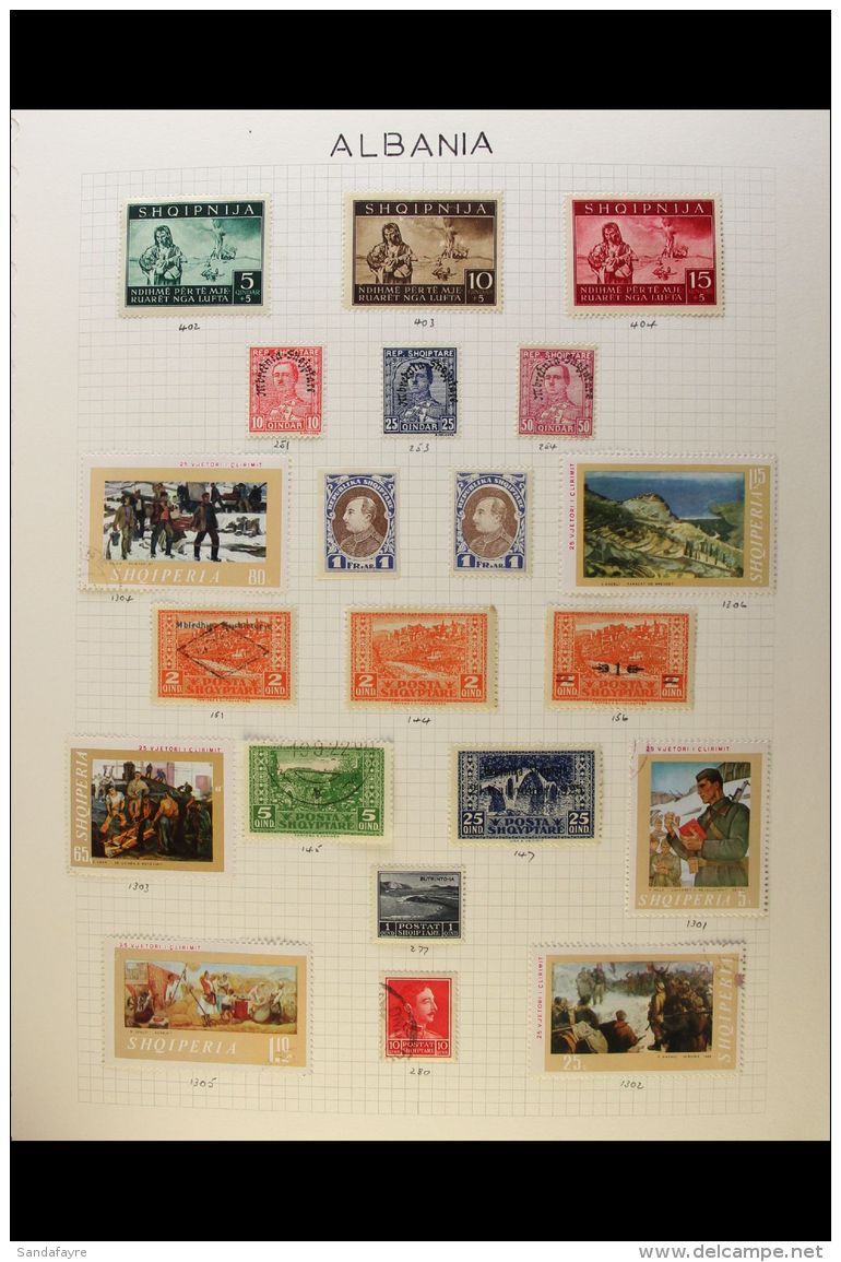 WORLD COLLECTION 19th Century To 1970's Mint And Used All Different Stamps In Three Albums, Inc Good Austria,... - Altri & Non Classificati