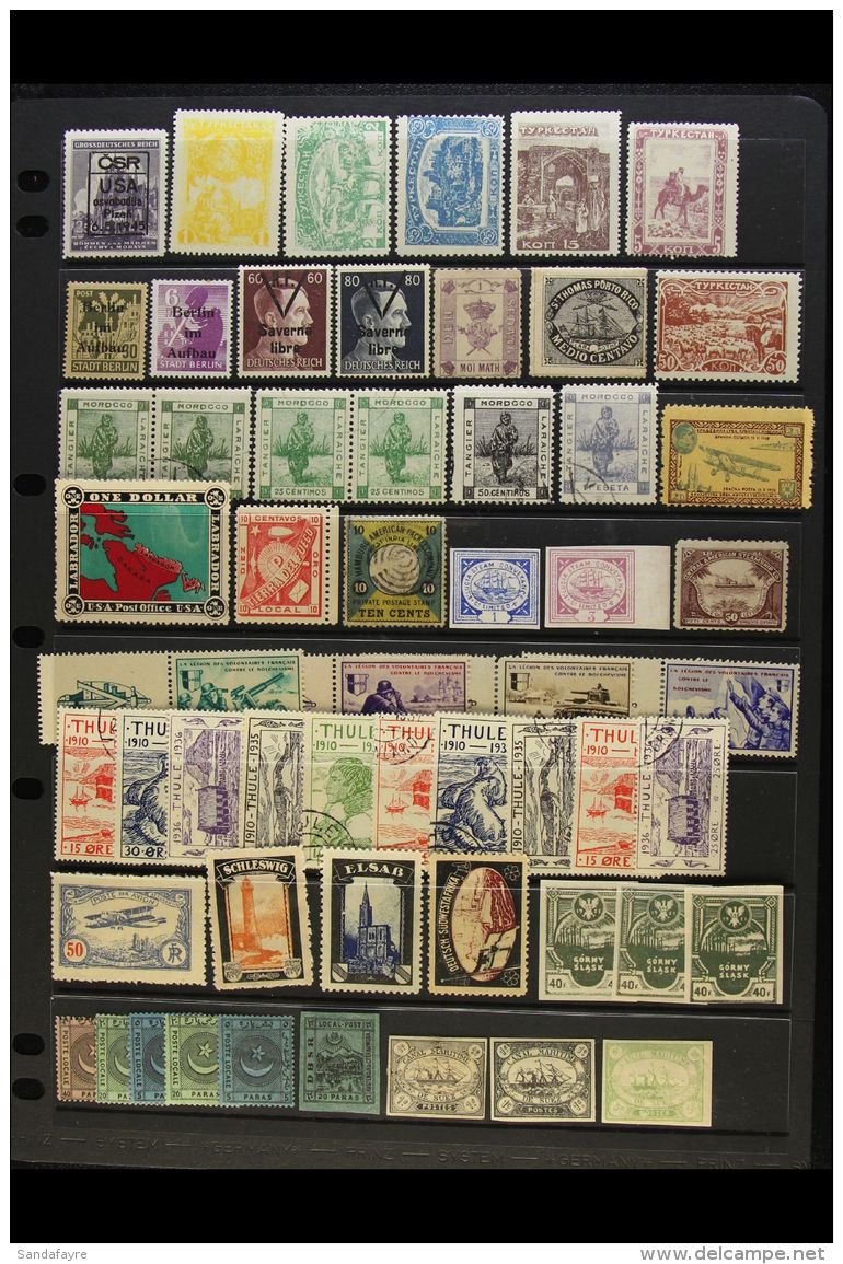 LOCAL STAMPS 19th Century To 1940's Interesting World Mint &amp; Used Collection/accumulation Of Various Local... - Autres & Non Classés