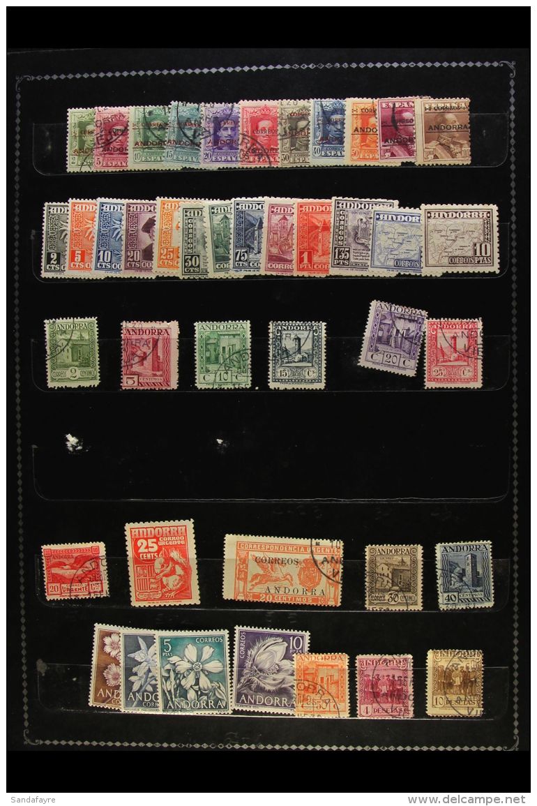 ECLECTIC ESTATE CARTON - MANY BETTER STAMPS AND ITEMS All Periods Worldwide Mint And Used On Leaves, Stockleaves... - Autres & Non Classés