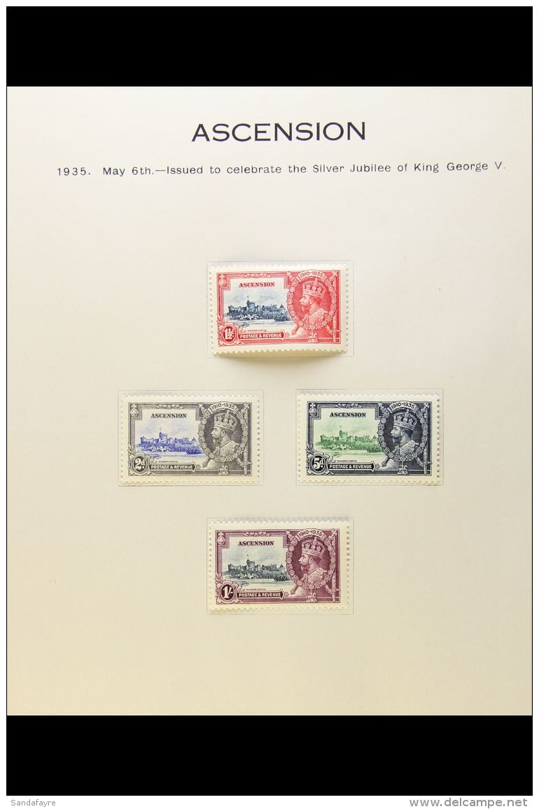 1935 KGV COMMONWEALTH SILVER JUBILEE OMNIBUS A Beautiful, Very Lightly Hinged Mint Collection, Each Set With... - Autres & Non Classés