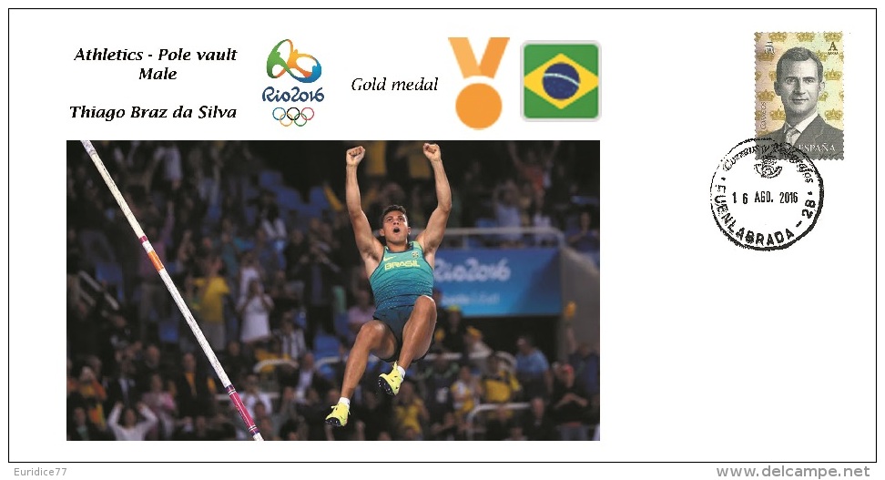 Spain 2016 - Olympic Games Rio 2016 - Gold Medal Athletics Male Brazil Cover - Andere & Zonder Classificatie
