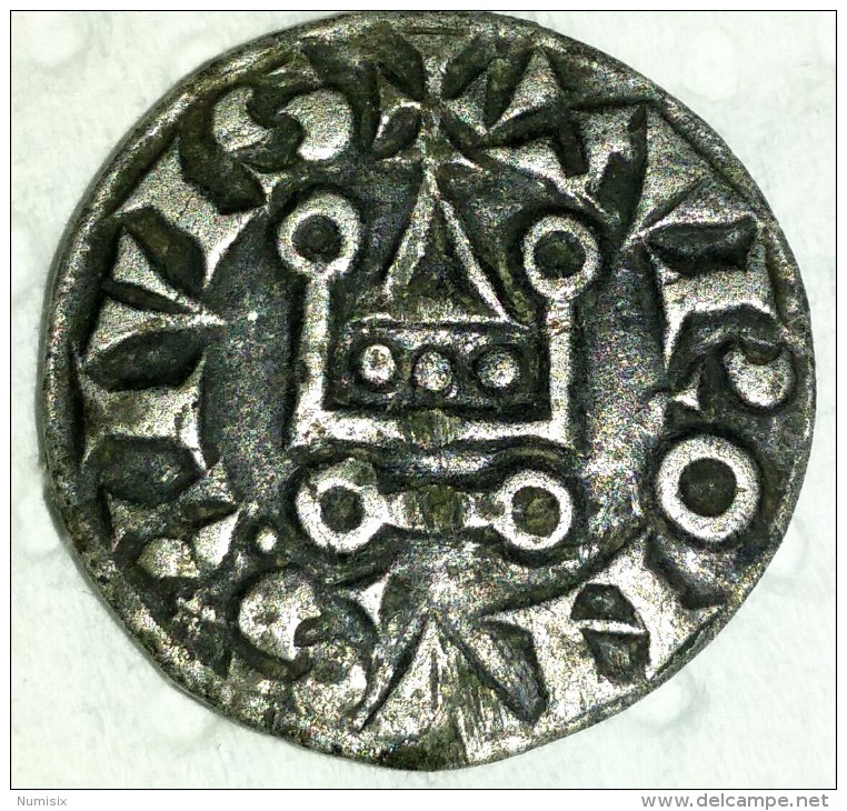 Piéfort Du Denier Tournois à L'ô Rond. Philippe IV Le Bel - 1285-1314 Philipp IV Der Schöne