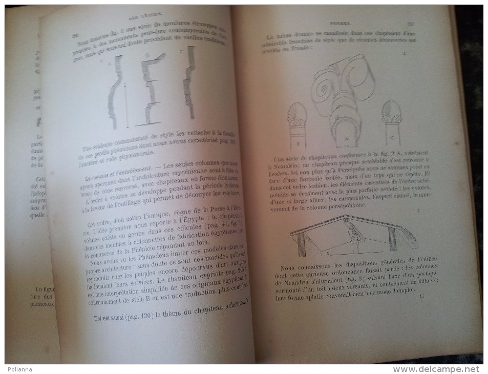 M#0S35 A.Choisy HISTOIRE DE L'ARCHITECTURE Librairie Georges Baranger Ed.1929/Tome I - Arte, Architettura