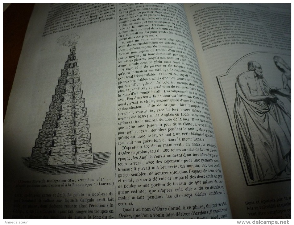 1847 MP :Au Couvent Des Capucins à Amalfi (Salerne);Sarah Martin;Tour D'Odre à Boulogne-sur-Mer;Hièroglyphes; Etc - 1800 - 1849