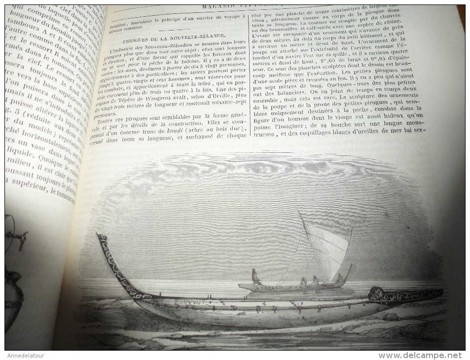 1847 MP :Ste Scholastique;Sarah Martin;Un Tonneau De Vin De Voyage;Pirogues De La Nlle-Zélande; Le Poète Suèdois Tégner - 1800 - 1849