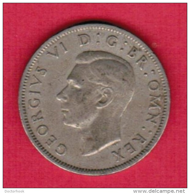 GREAT BRITAIN  2 SHILLINGS 1951 (KM # 878) - J. 1 Florin / 2 Schillings