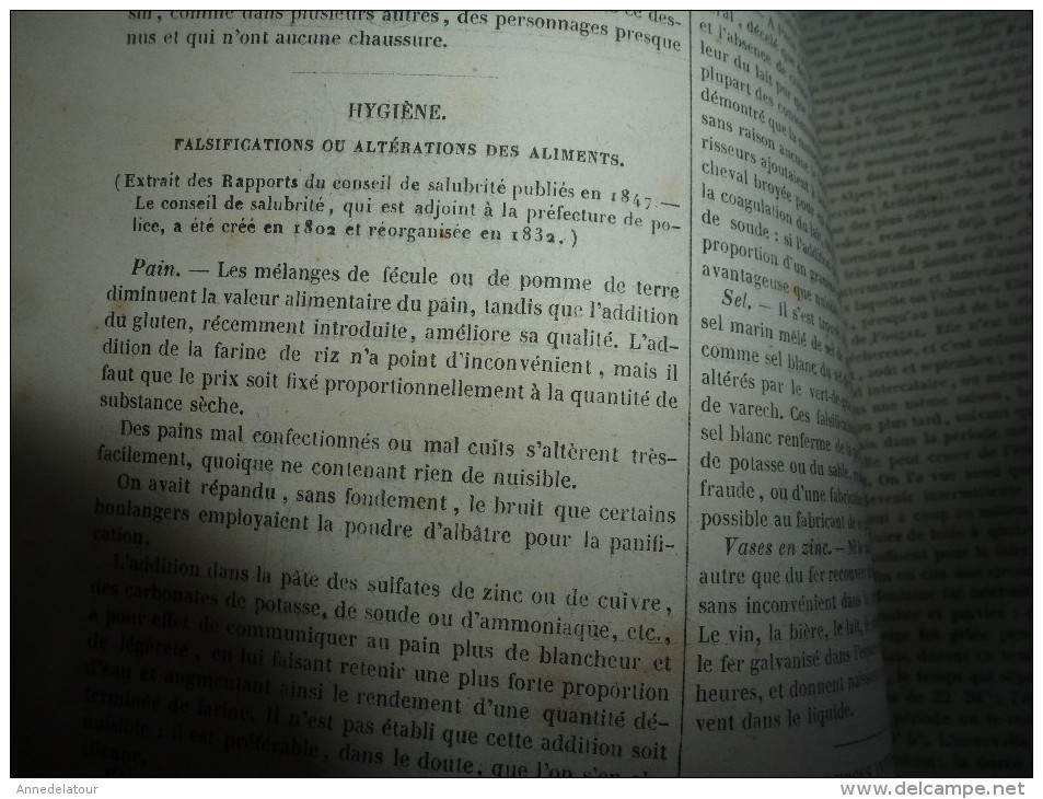 1847 MP :Les Portraits à La Galerie Royale De Florence; Fontaine Intermittante De Fonsanche (Gard) ; Etc - 1800 - 1849