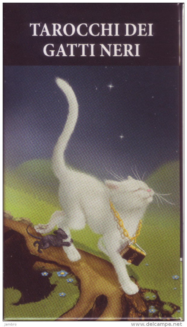 Lo Scarabeo TAROCCHI DEI GATTI NERI - BLACK CATS TAROT DECK .  79 Carte - Other & Unclassified