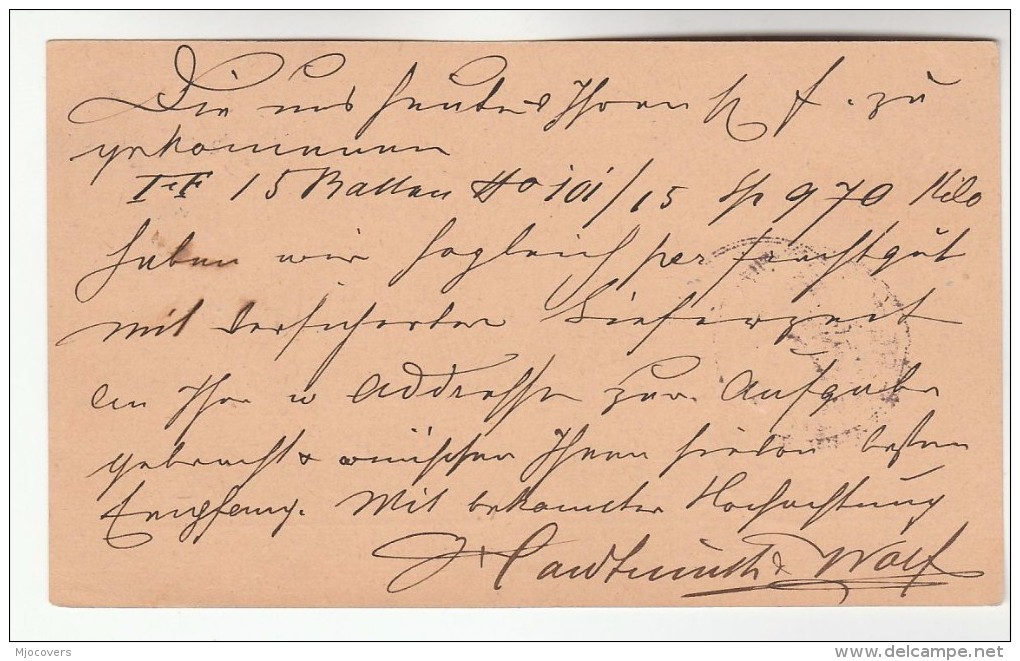 1878 Linz AUSTRIA Postal STATIONERY CARD  To Nurnberg GERMANY Stamps Cover - Other & Unclassified