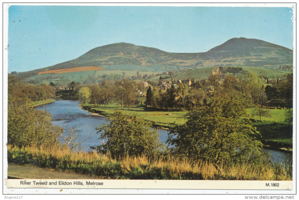 River Tweed And Eldon Hills, Melrose - Roxburghshire