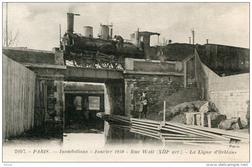 INONDATION(PARIS) TRAIN - Inondations