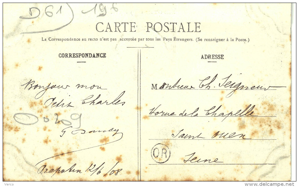 Carte Postale Ancienne De PREPOTIN - Autres & Non Classés