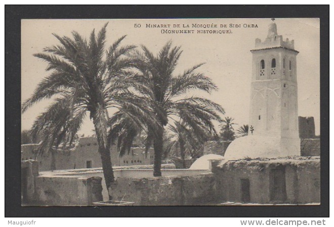 DF / ALGERIE / BISKRA / MINARET DE LA MOSQUÉE DE SIDI OKBA - Biskra