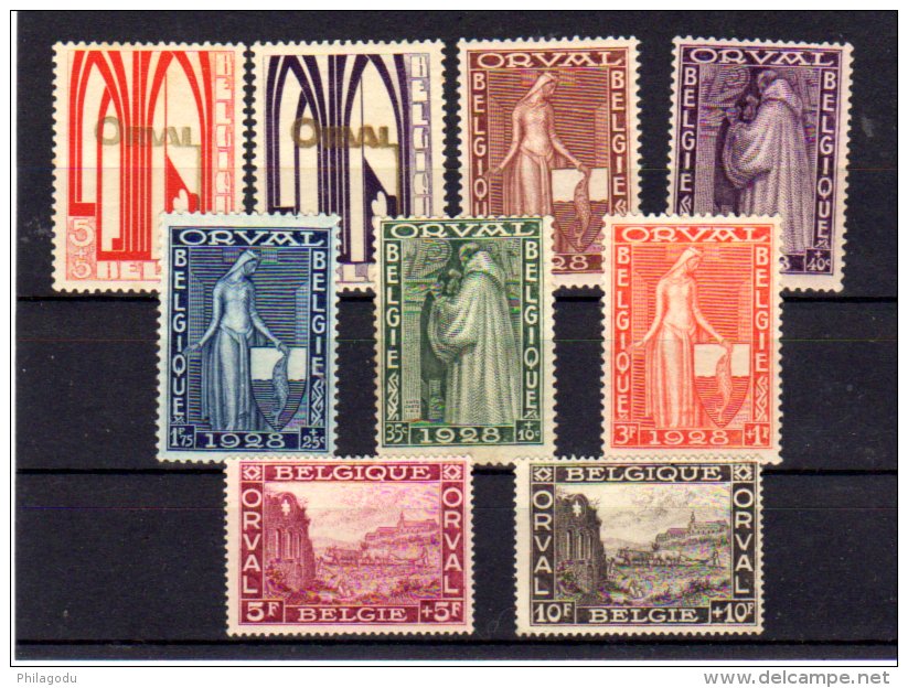 Première Orval, 256 / 266*,  Cote 90 €, - Unused Stamps