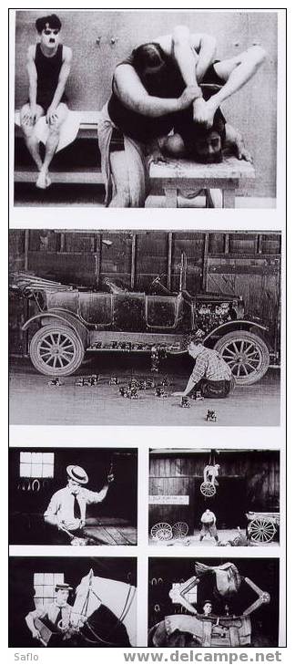 5 Burlesques Charles Chaplin  Buster Keaton Charley Bowers : Livret Explicatif Plus Carte Photos - Altri & Non Classificati