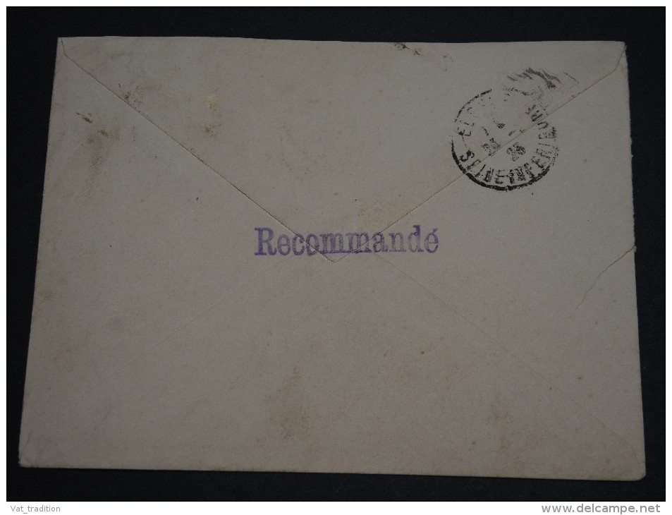 NOUVELLE - CALÉDONIE - Enveloppe En Recommandée De Nouméa Pour Elbeuf En 1923 , Affr. Plaisant - A Voir - L 1257 - Lettres & Documents