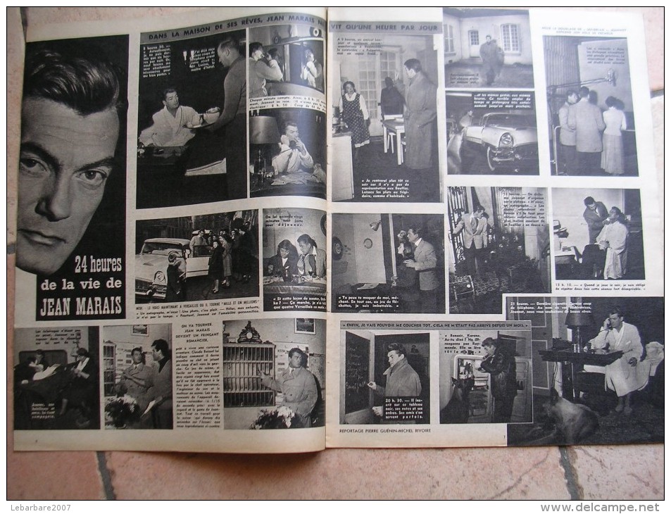 CINEMONDE N° 1113 ( DECEMBRE 1955 ) JEANNE CRAIN - JEAN - MARAIS - G. GUETARY - MARILYN MONROE - LINE RENAUD - Cinéma