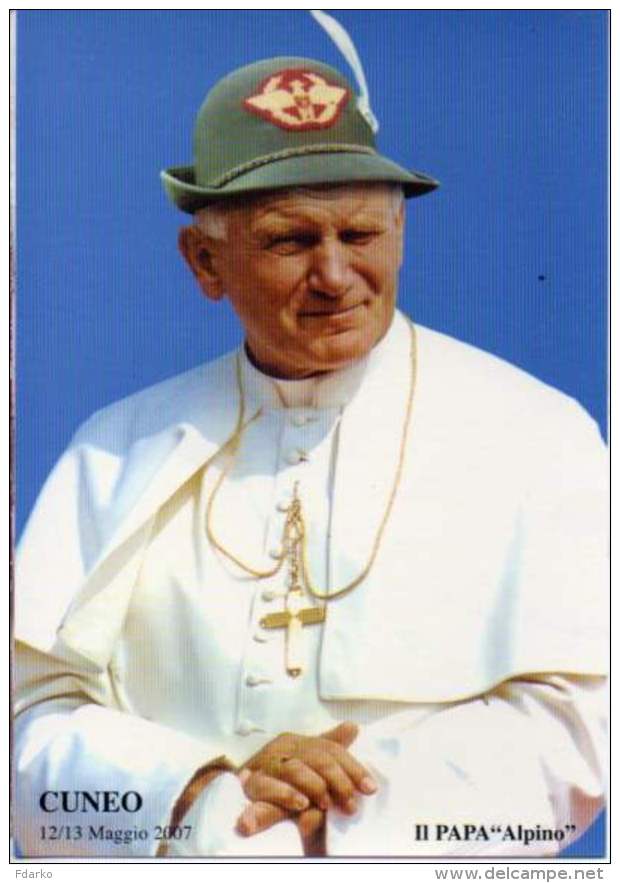 Il Papa Alpino Giovanni Paolo II Wojtyla Santo Subito - Papi