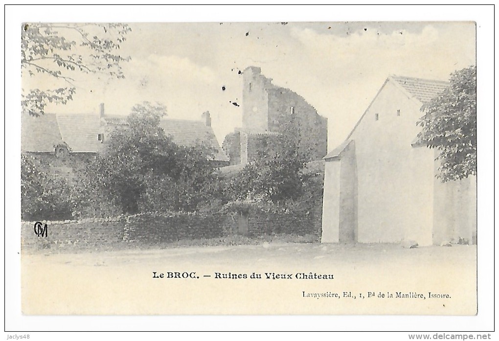 LE BROC  (cpa 63) Ruines Du Vieux Château -   - L 1 - Sonstige & Ohne Zuordnung